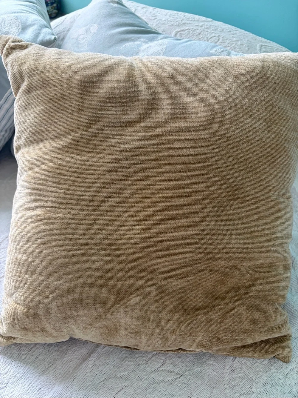 Palm Tree Decorative Throw Pillow - Beige